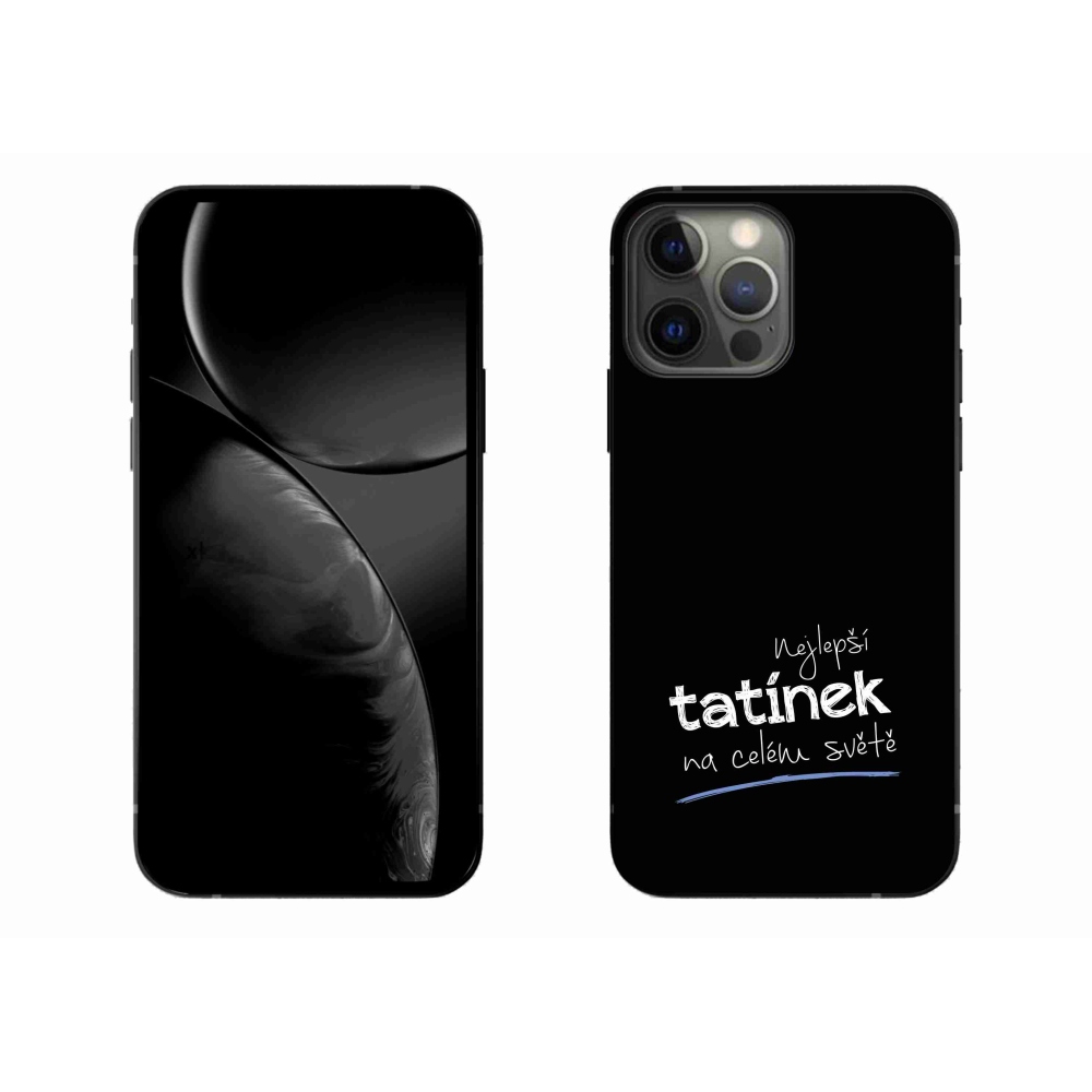Gélový kryt mmCase na iPhone 13 Pro Max 6.7 - najlepší otecko 4 čierne pozadie