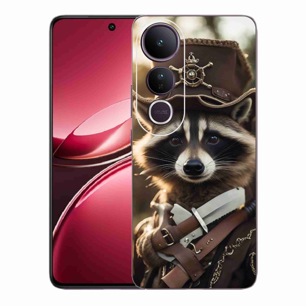 Gélový kryt mmCase na Vivo V50 Lite 4G/5G - mýval v uniforme