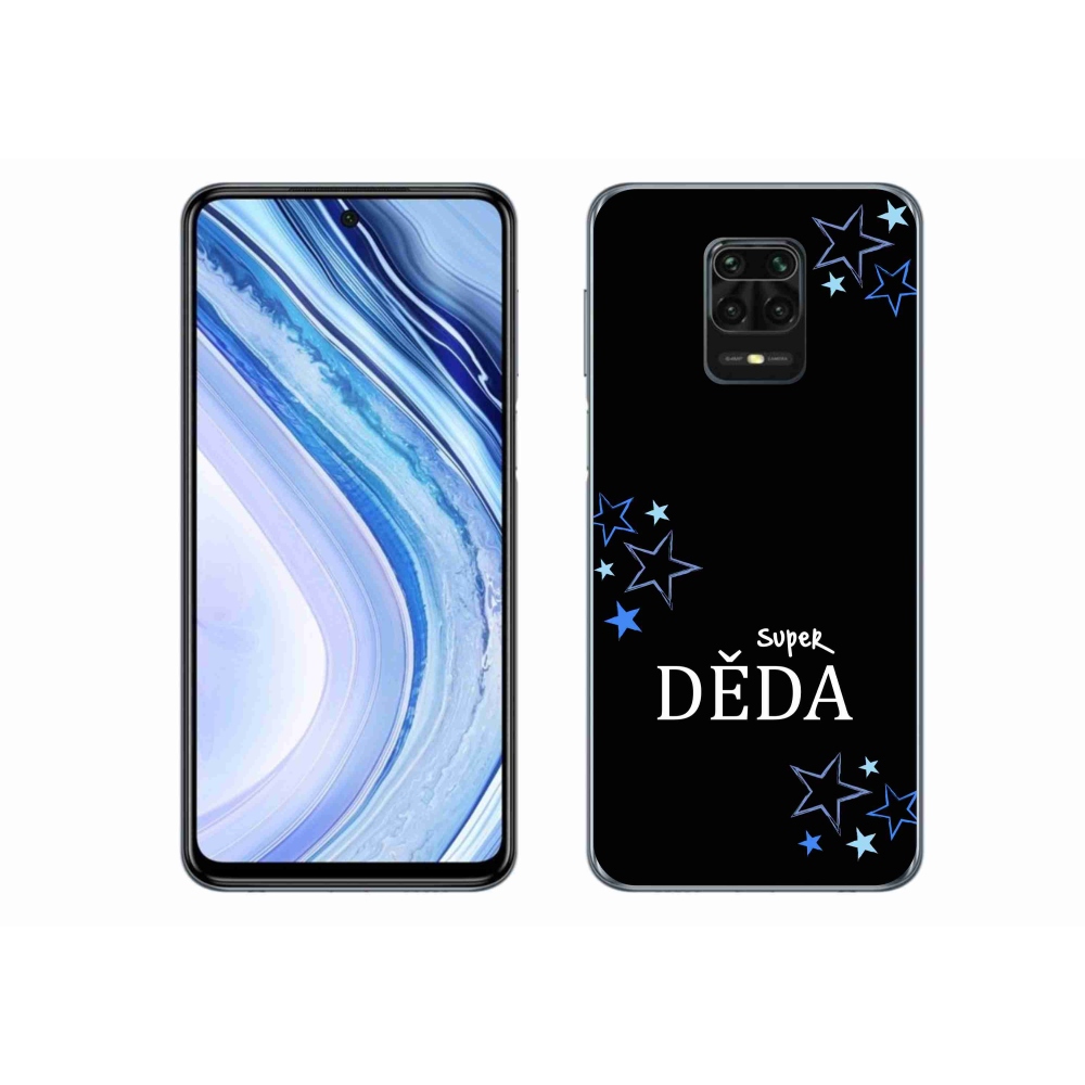 Gélový kryt mmCase na Xiaomi Redmi Note 9S - super dedo čierne pozadie