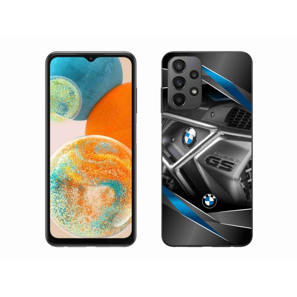 Gélový kryt mmCase na Samsung Galaxy A23 4G/5G - motorka bmw