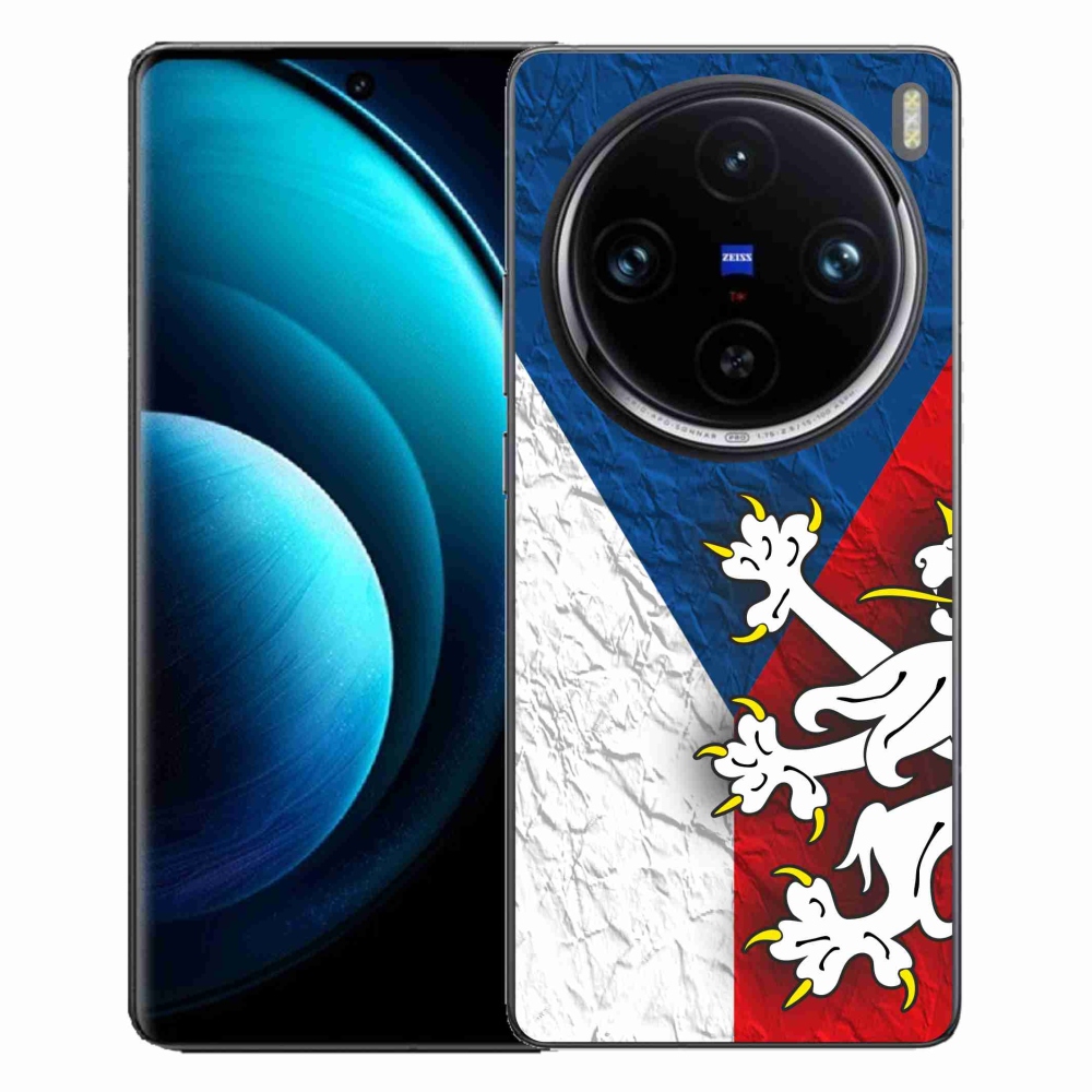Gélový kryt mmCase na Vivo X100 Pro 5G - česká vlajka 1