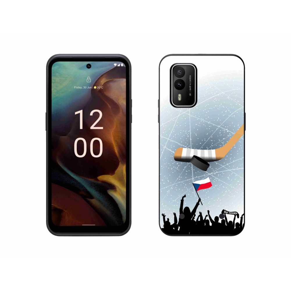 Gélový kryt mmCase na Nokia XR21 - fanúšikovia hokeja