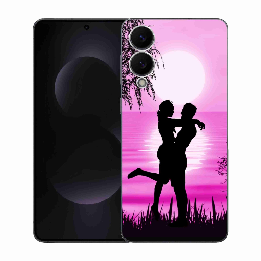 Gélový kryt mmCase na Samsung Galaxy S25 Edge - západ slnka