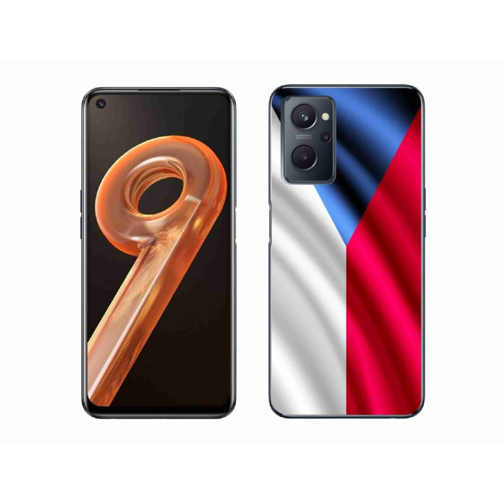 Gélový kryt mmCase na mobil Realme 9i - česká vlajka