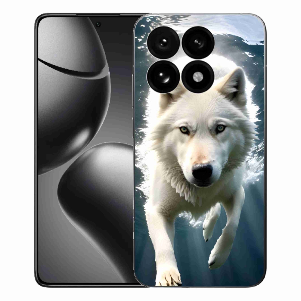 Gélový kryt mmCase na Xiaomi 15T - biely vlk