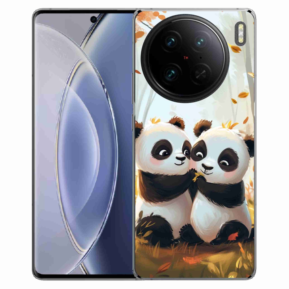 Gélový kryt mmCase na Vivo X90 Pro - pandy