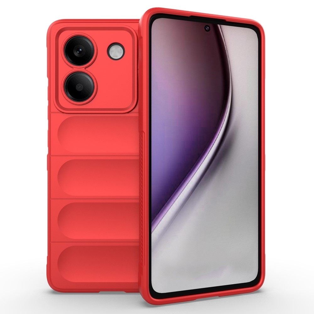 Rugg odolný gélový obal na Xiaomi Poco M7 Pro 5G - červený