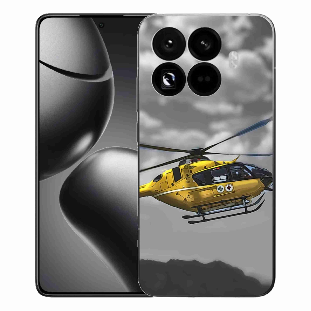 Gélový kryt mmCase na Xiaomi 15T Pro - žltá helikoptéra