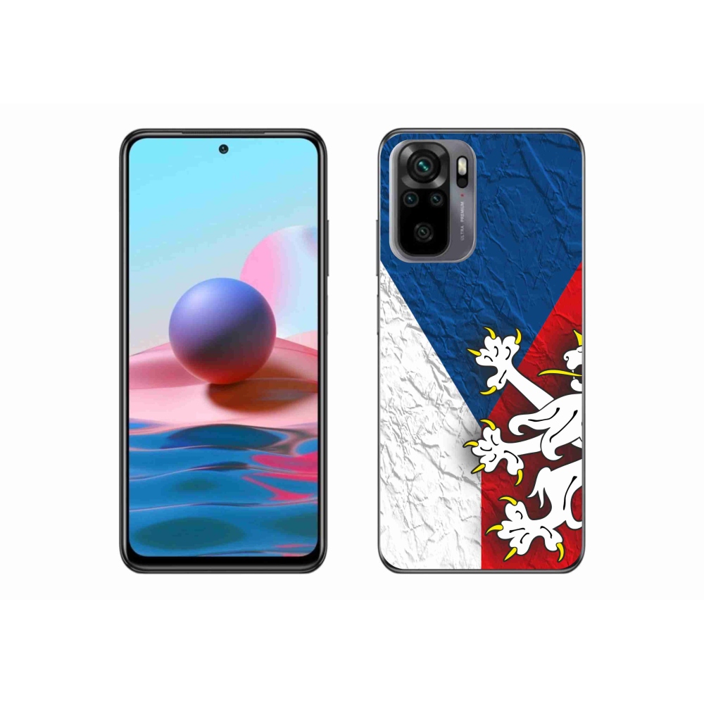 Gélový kryt mmCase na Xiaomi Redmi Note 10 4G - česká vlajka 1