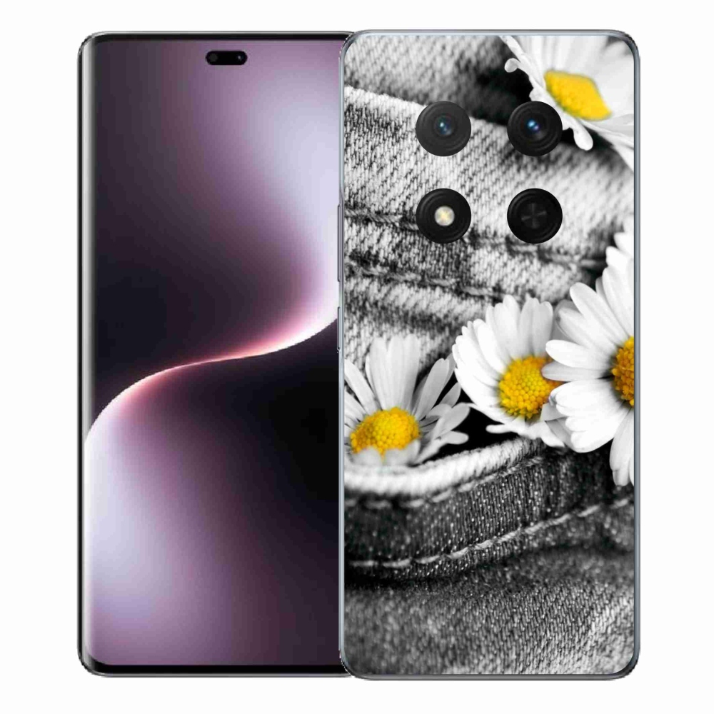 Gélový kryt mmCase na Honor Magic 7 Lite 5G - margaréty