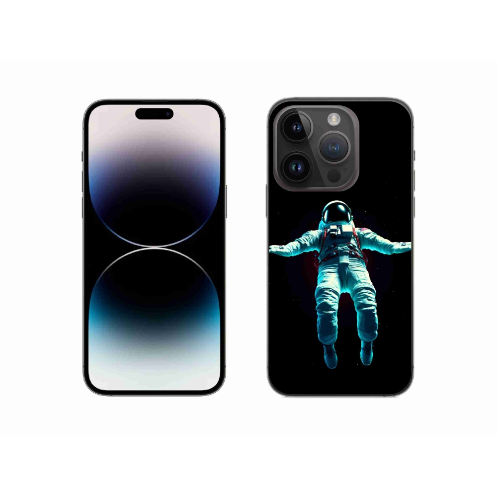 Gélový kryt mmCase na iPhone 14 Pro - kozmonaut