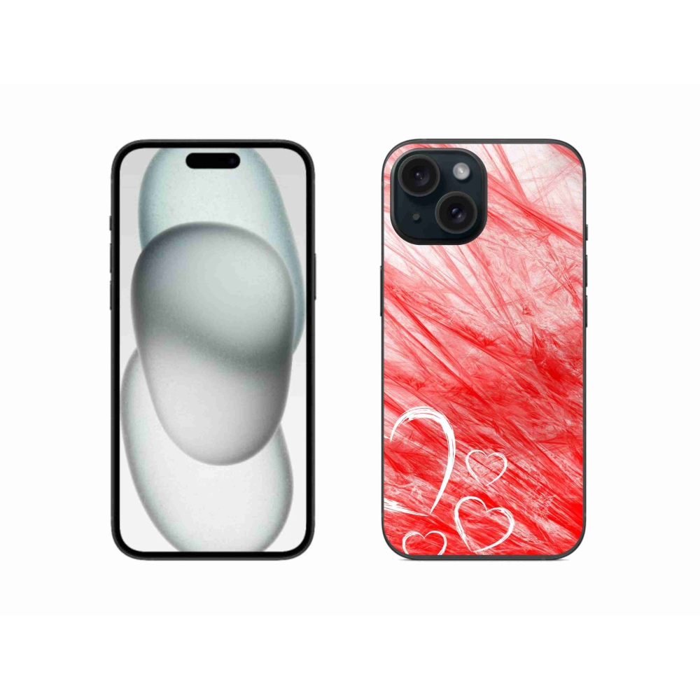 Gélový kryt mmCase na iPhone 15 - heart