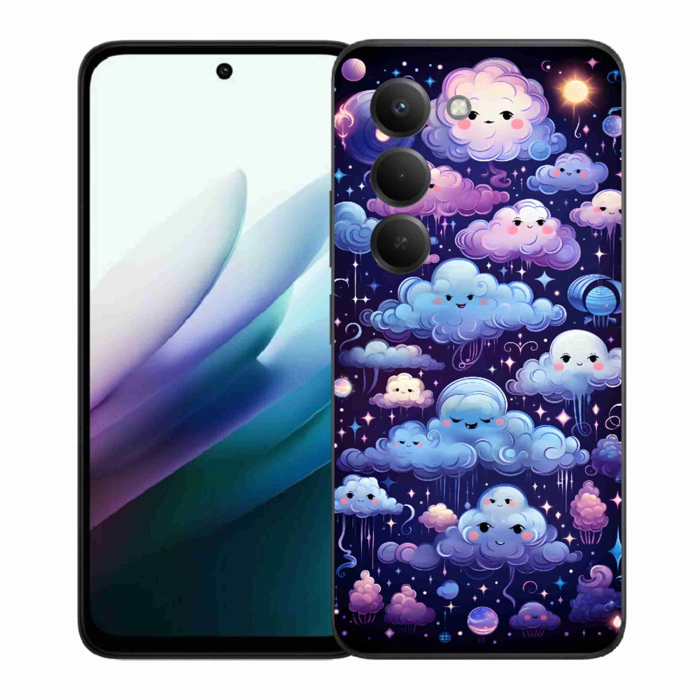 Gélový kryt mmCase na Xiaomi Redmi 15 4G/5G (171mm) - mráčiky