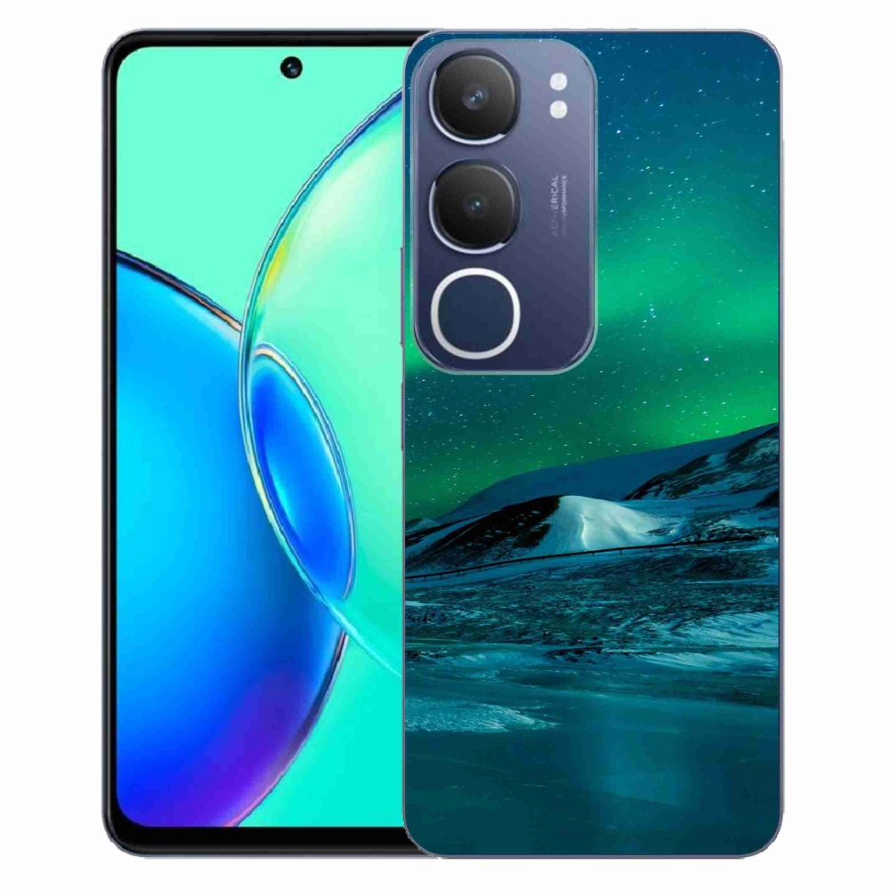 Gélový kryt mmCase na Vivo Y19s - polárna žiara