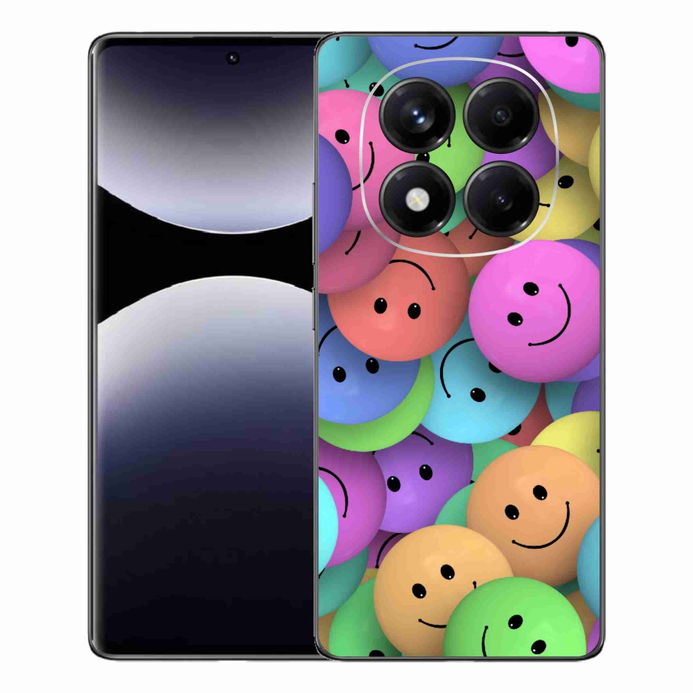 Gélový kryt mmCase na Xiaomi Redmi Note 14 Pro - farební smajlíci