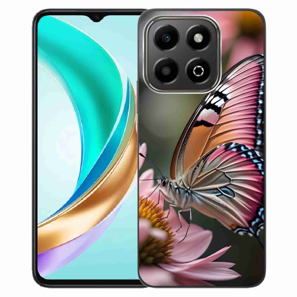 Gélový kryt mmCase na Honor X6b - farebný motýľ