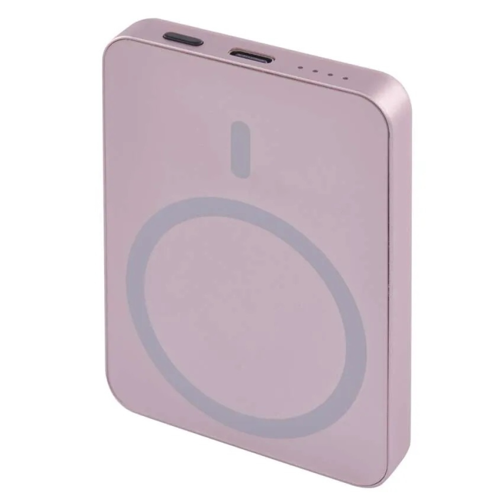 Powerbanka EMOS WI 522, 5 000 mAh, 20 W+Wireless - lososová