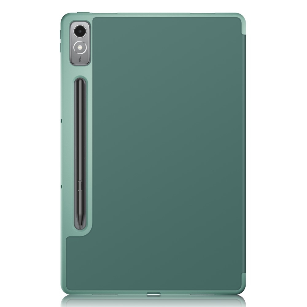 Case chytré zatváracie púzdro na tablet Lenovo Tab P12 - zelené