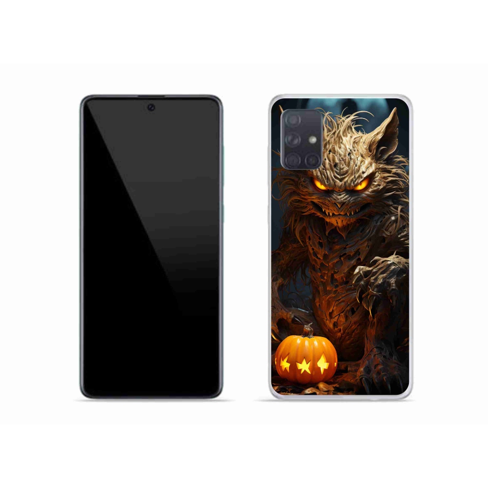 Gélový kryt mmCase na Samsung Galaxy A51 - halloweenska príšera