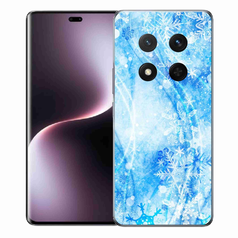 Gélový kryt mmCase na Honor Magic 7 Lite 5G - snehové vločky
