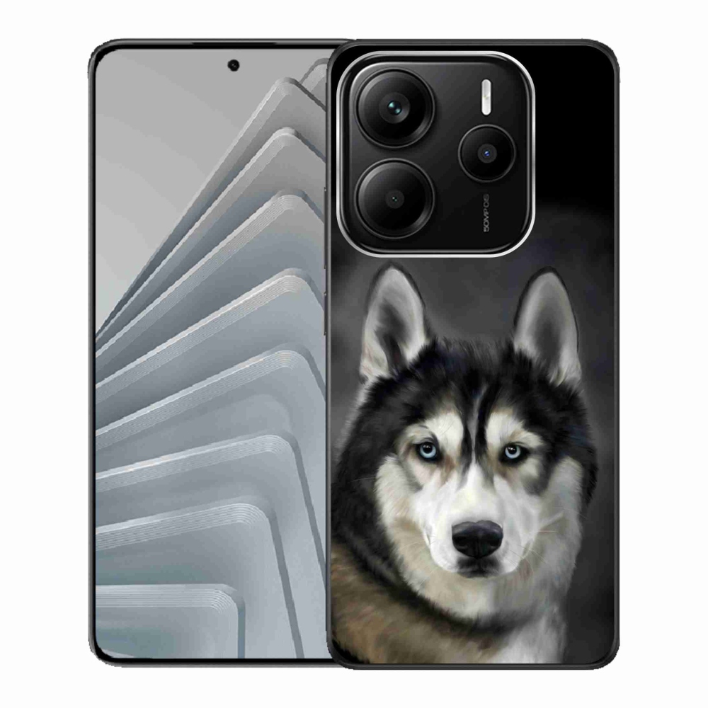 Gélový kryt mmCase na Xiaomi Redmi Note 14 5G - husky