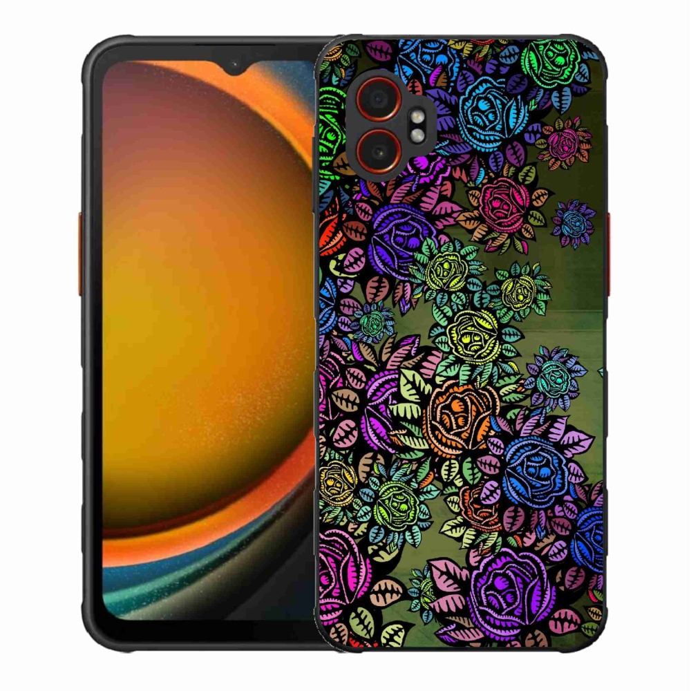 Gélový kryt mmCase na Samsung Galaxy Xcover 7 Pro - kvety 6