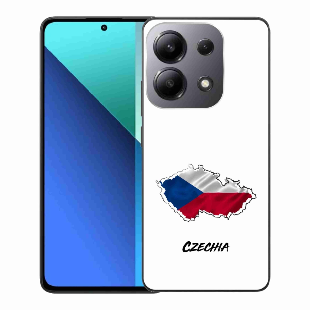 Gélový kryt mmCase na Xiaomi Redmi Note 13 - Czechia biele pozadie