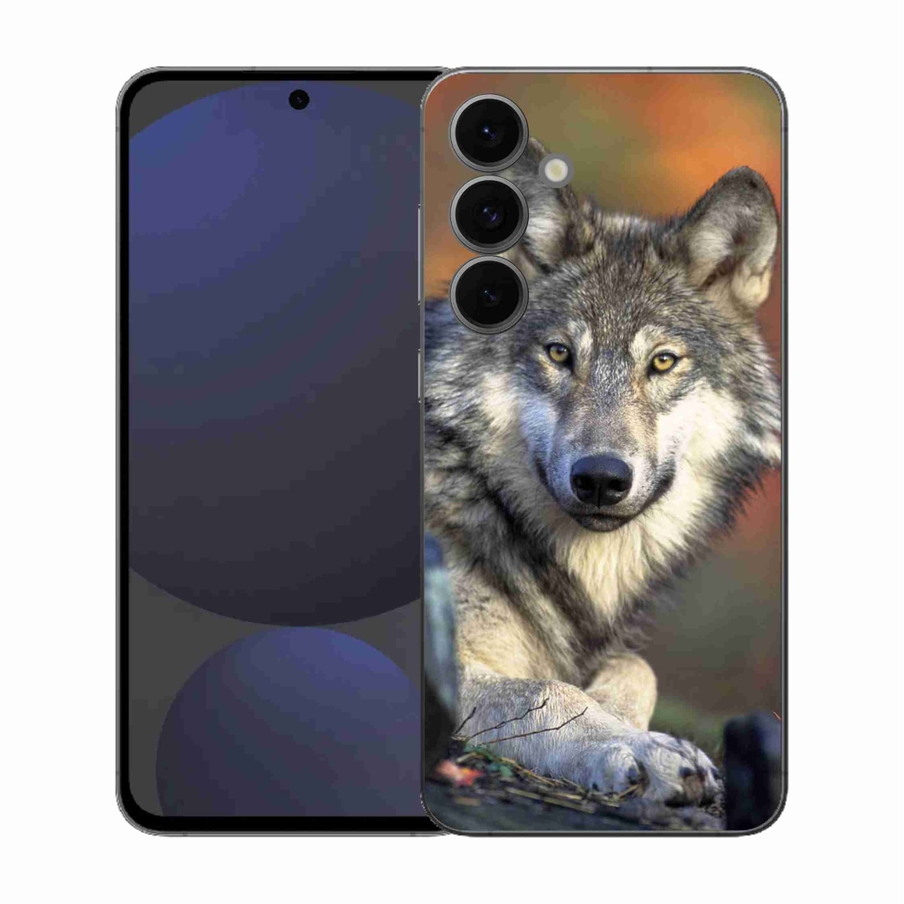 Gélový kryt mmCase na Samsung Galaxy S25 FE - vlk