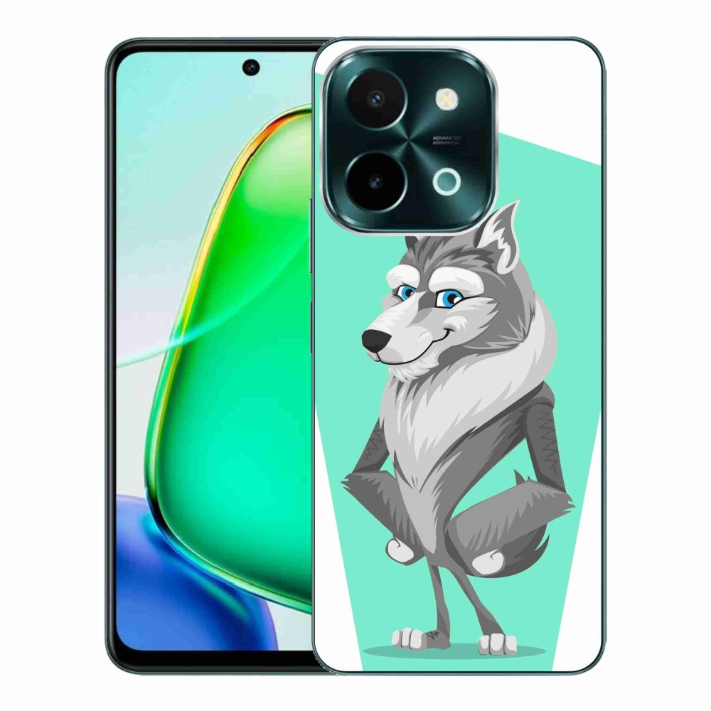 Gélový kryt mmCase na Vivo Y28 - kreslený vlk