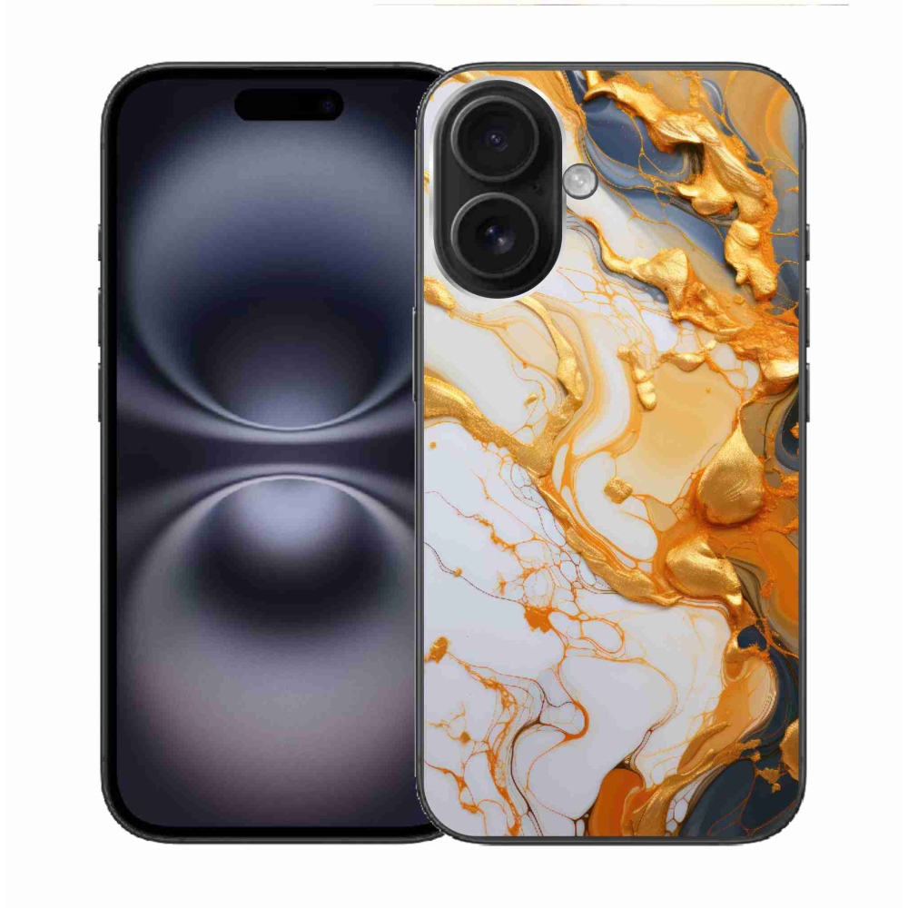 Gélový kryt mmCase na iPhone 16 - abstraktný motív 6