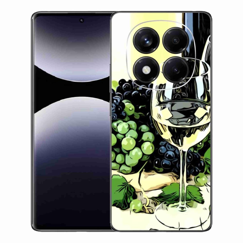 Gélový kryt mmCase na Xiaomi Redmi Note 14 Pro - pohár vína