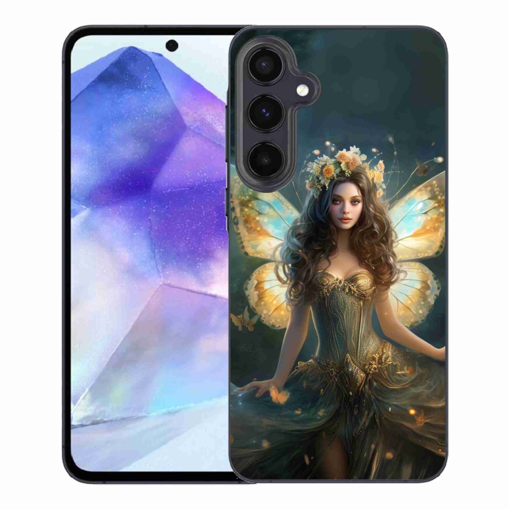 Gélový kryt mmCase na Samsung Galaxy A55 5G - motýlia žena