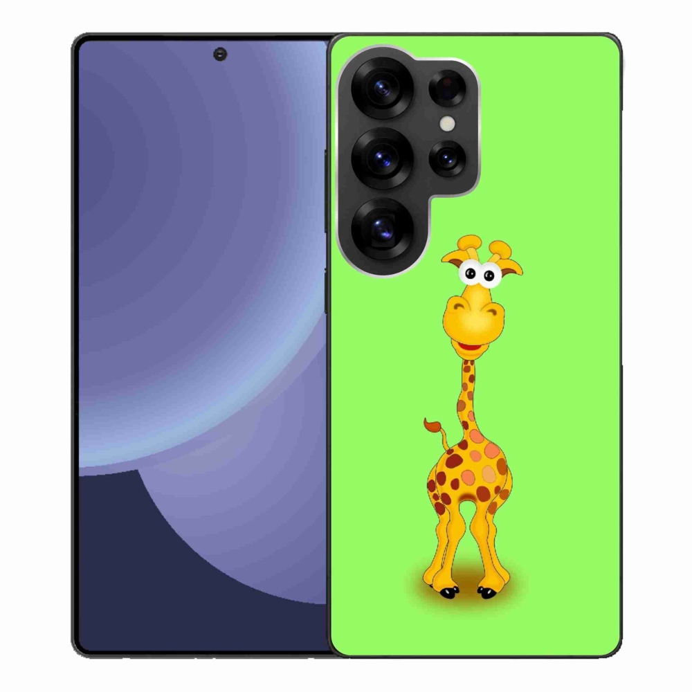 Gélový kryt mmCase na Samsung Galaxy S25 Ultra - kreslená žirafa