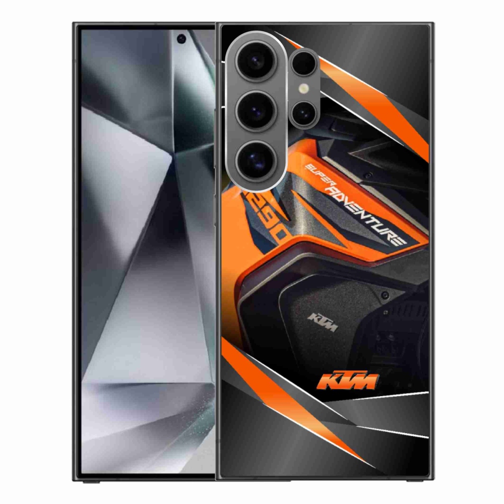 Gélový kryt mmCase na Samsung Galaxy S24 Ultra - motorka ktm