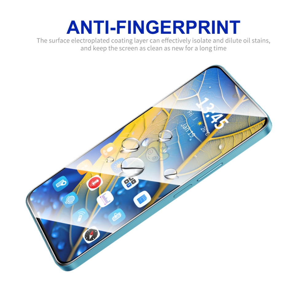 ENK 9H celoplošné tvrdené sklo na Xiaomi Poco F7 5G s aplikačným rámčekom