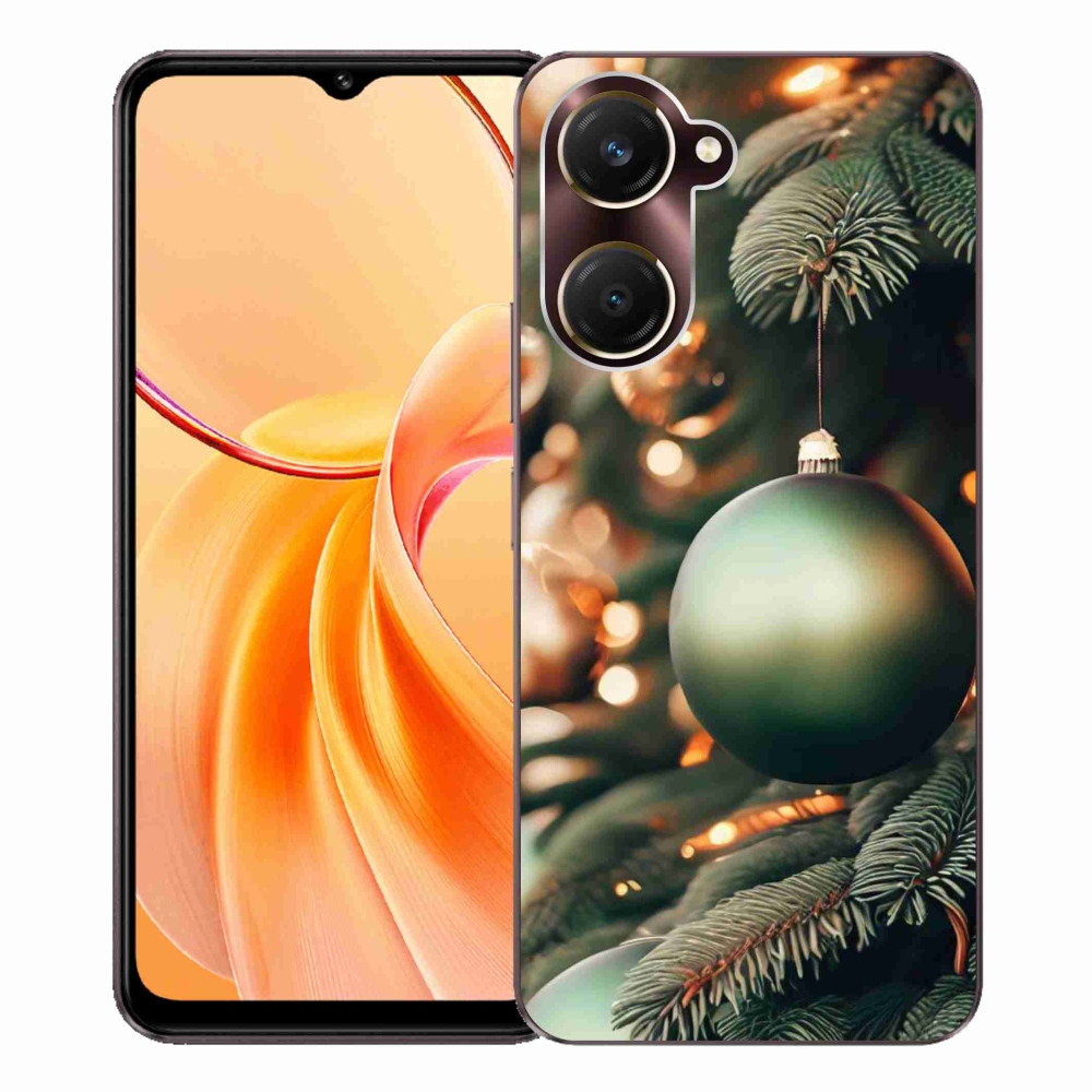Gélový kryt mmCase na Vivo Y28s 5G - vianočné ozdoby 1
