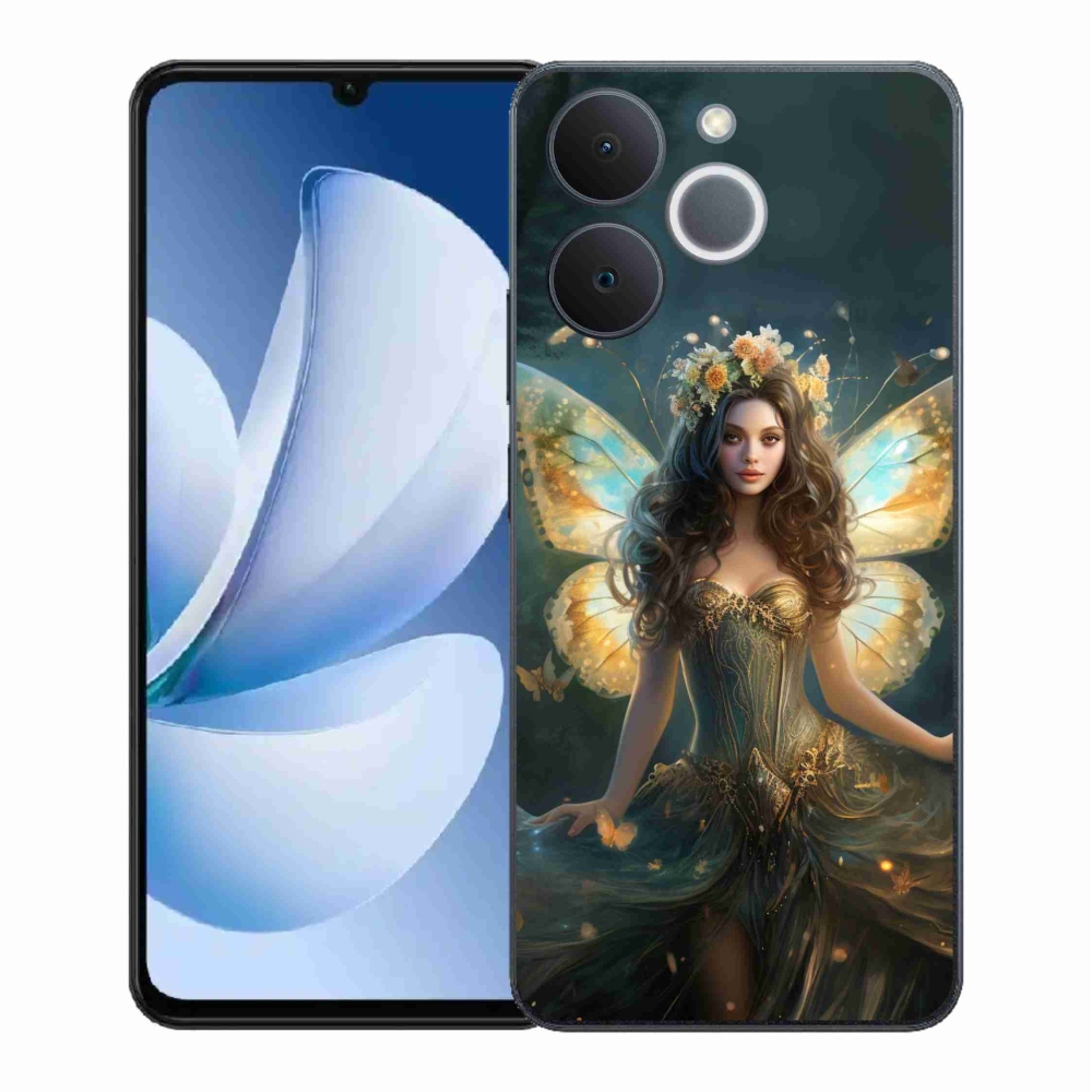 Gélový kryt mmCase na Realme Note 70T - motýlia žena