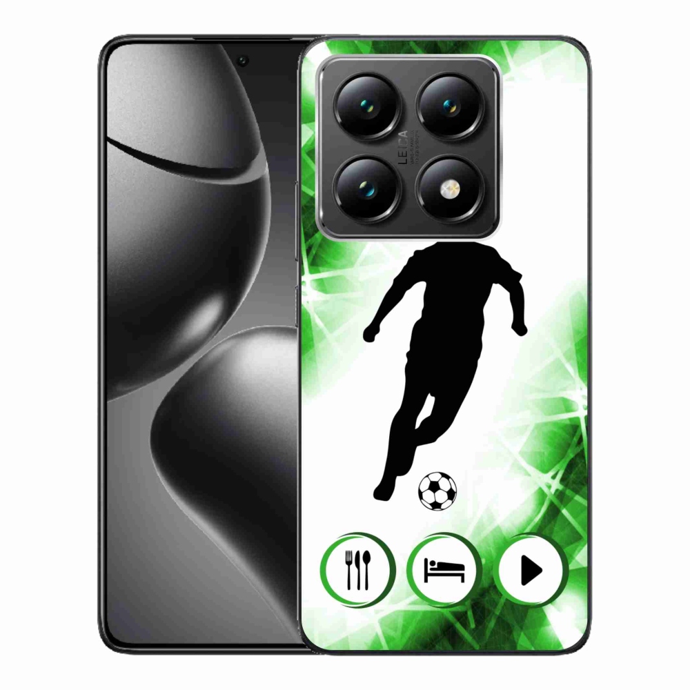 Gélový kryt mmCase na Xiaomi 14T - futbalista