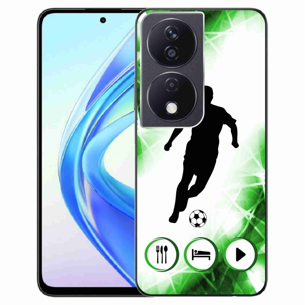 Gélový kryt mmCase na Honor X7b/Honor 90 Smart - futbalista