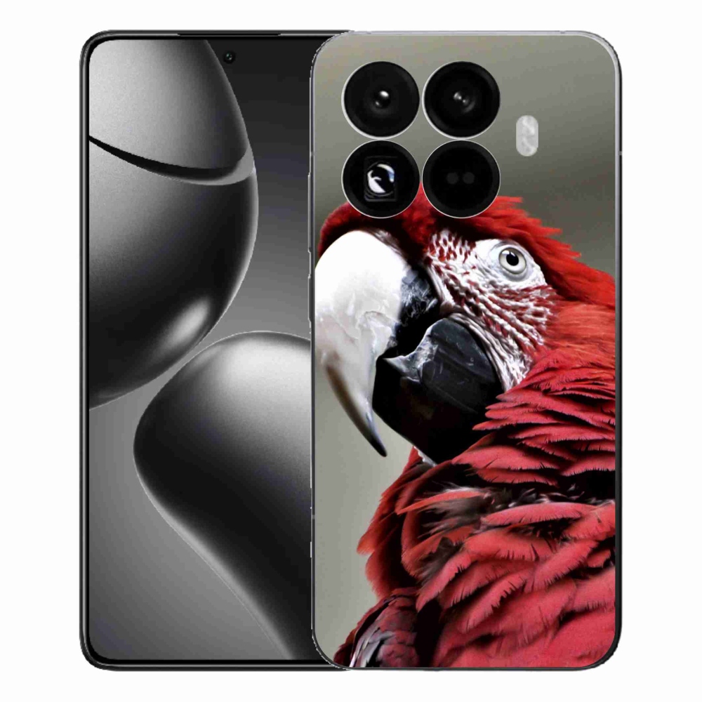Gélový kryt mmCase na Xiaomi 15T Pro - papagáj ara červený