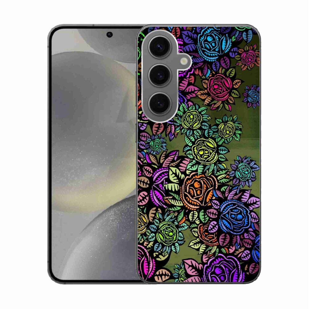Gélový kryt mmCase na Samsung Galaxy S24 - kvety 6