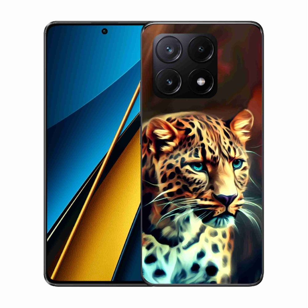 Gélový kryt mmCase na Xiaomi Poco X6 Pro 5G - leopard