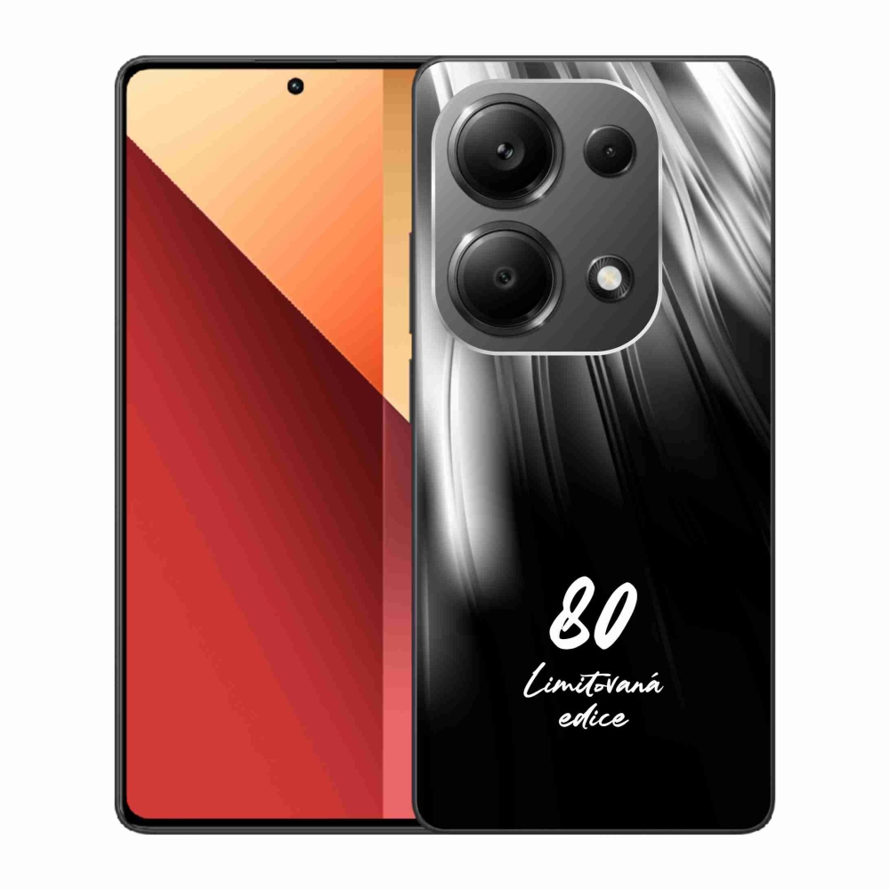 Gélový kryt mmCase na Xiaomi Redmi Note 13 Pro 4G/Poco M6 Pro - 80 limitovaná edícia čierne pozadie