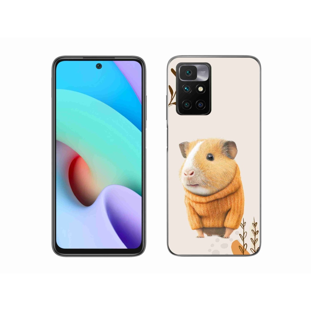 Gélový kryt mmCase na Xiaomi Redmi 10/Redmi 10 (2022) - morča vo svetri