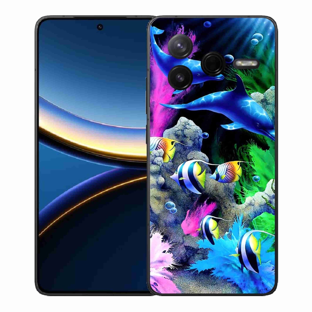 Gélový kryt mmCase na Xiaomi Poco F7 Pro - morský svet