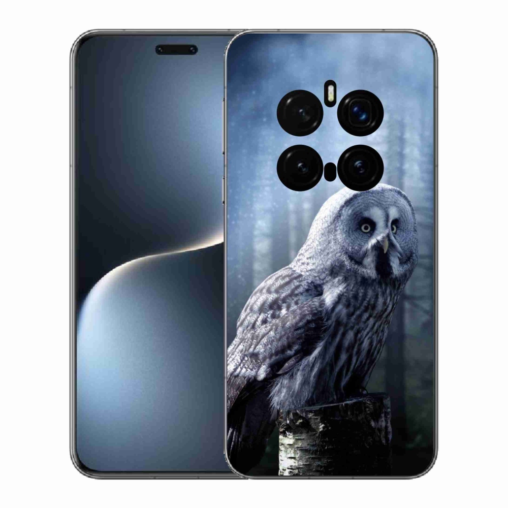 Gélový kryt mmCase na Honor Magic 7 Pro 5G - sova