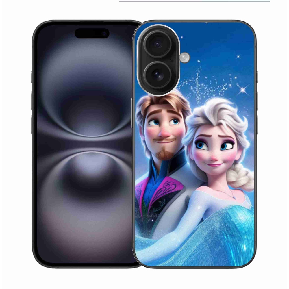 Gélový kryt mmCase na iPhone 16 - ľadové kráľovstvo 1