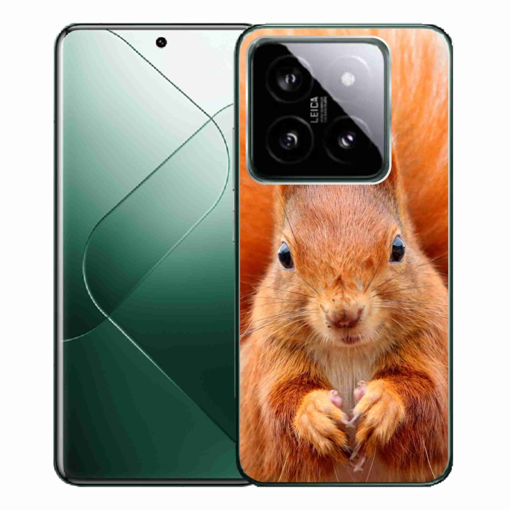 Gélový kryt mmCase na Xiaomi 14 Pro - veverička