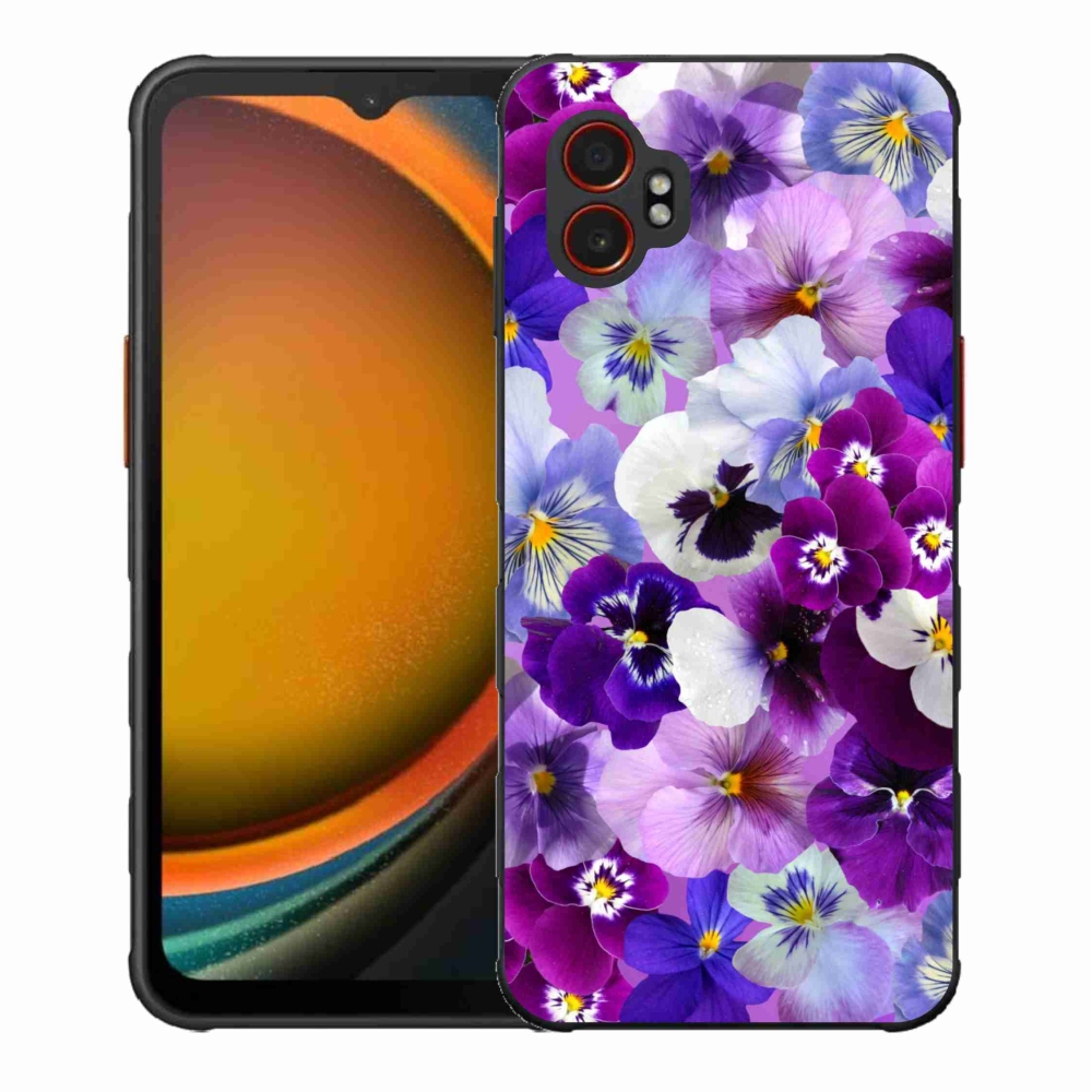 Gélový kryt mmCase na Samsung Galaxy Xcover 7 Pro - kvety 9