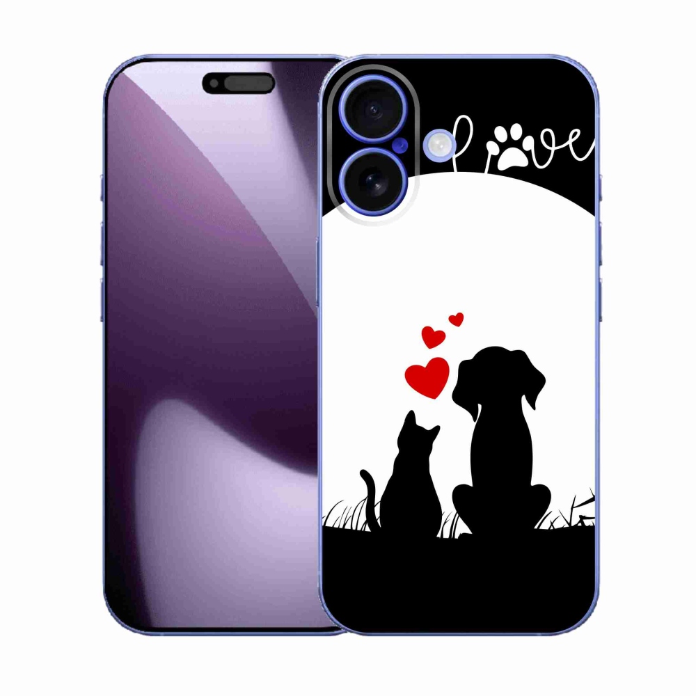 Gélový kryt mmCase na iPhone 17 - zvieracia láska